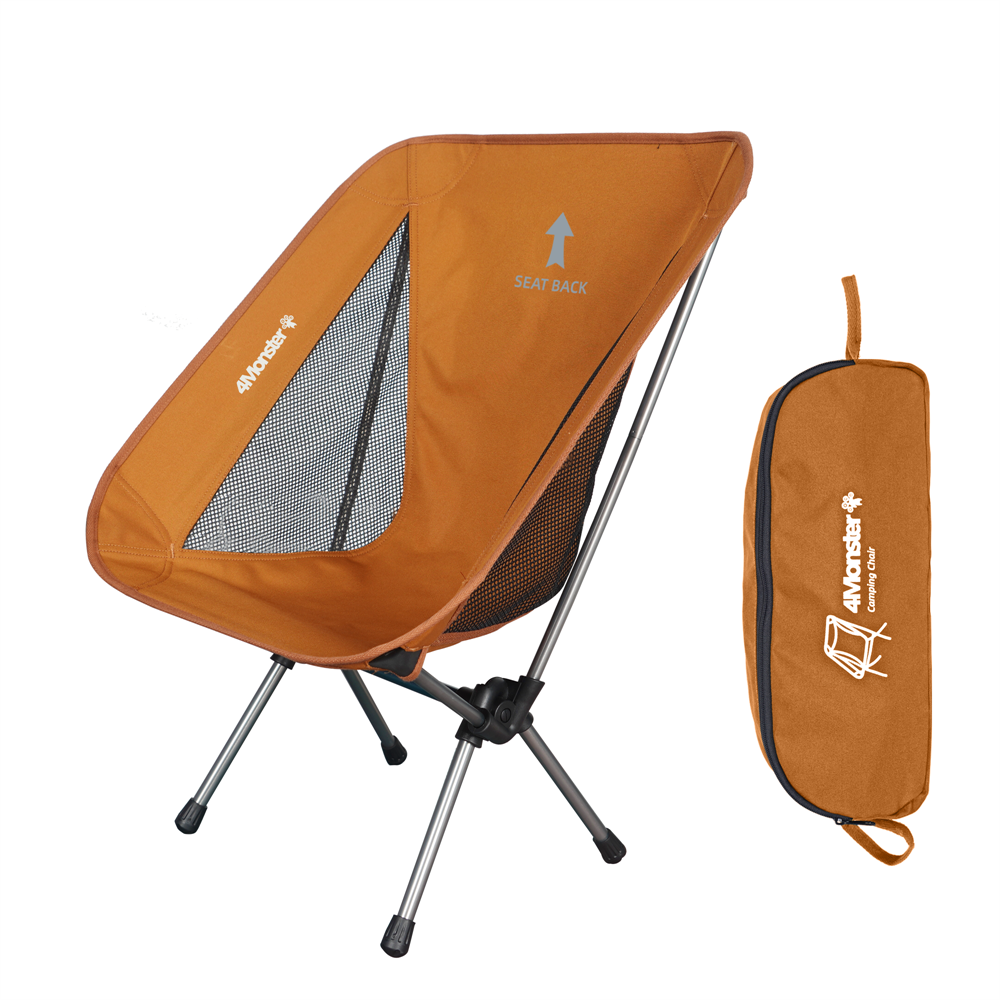 4monster Outdoor Portable Folding Moon Chair for Travel and Camping