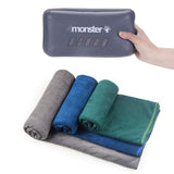 Load image into Gallery viewer, 4Monster Microfiber Terry Towel Super Absorbent Quick Dry Suitable For Sports Fitness