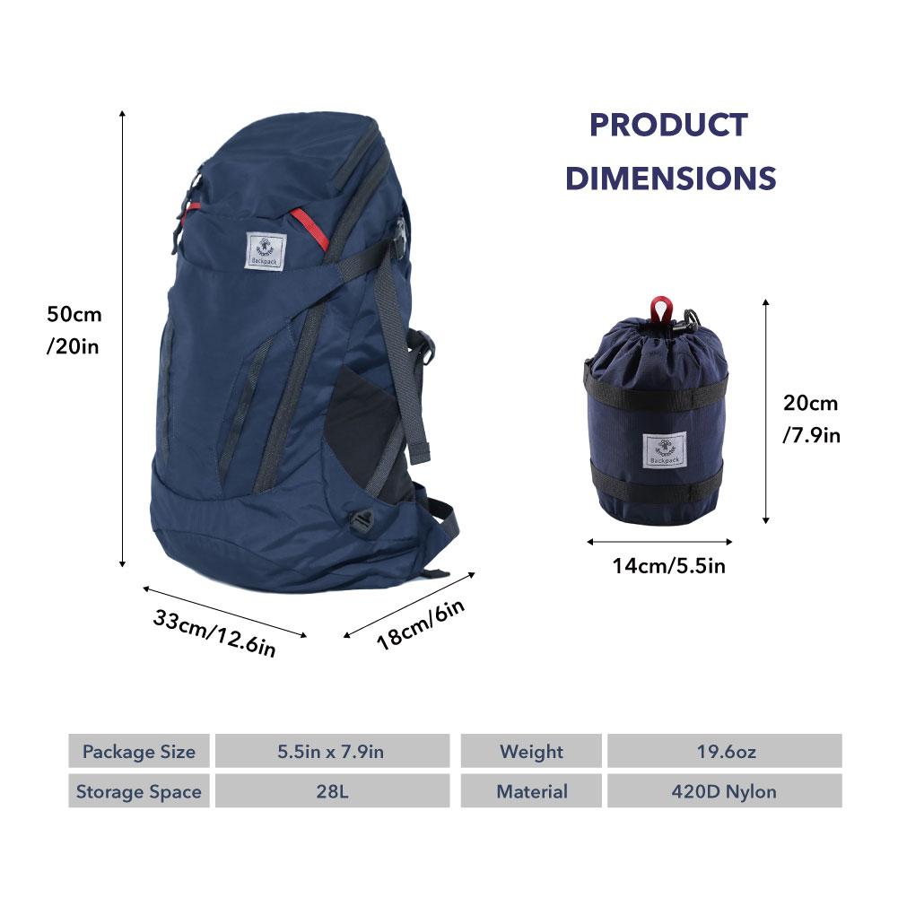 4Monster 28L Packable Backpack backpack 4monster