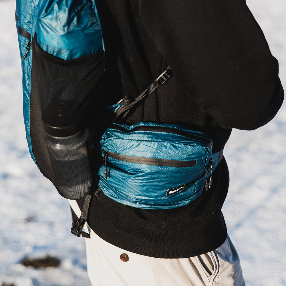 4Monster Backpack Waist Pack 2 in 1, Waterproof Lightweight Packable Backpack 4monster outdoor