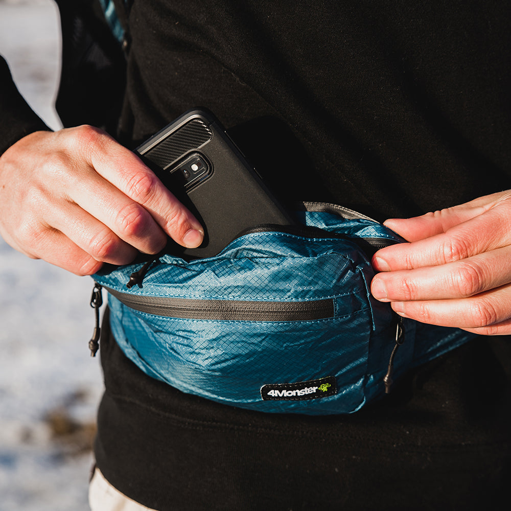 4Monster Backpack Waist Pack 2 in 1, Waterproof Lightweight Packable Backpack 4monster outdoor