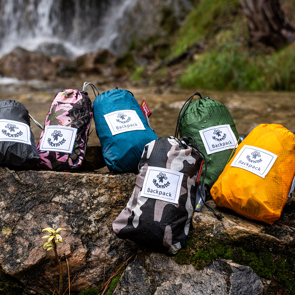 4Monster Colorful Lightweight Packable Hiking Camping Travel Backpack backpack 4Monster