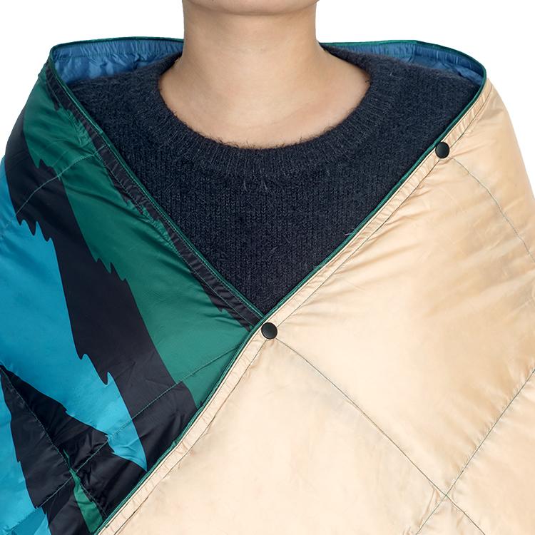 4Monster Down Puffy Camping Travel Blanket - Impression Sunrise Camping Blanket 4monster outdoor