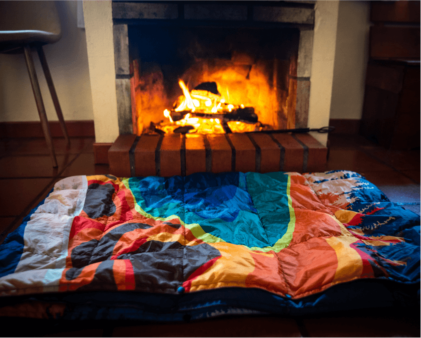 4Monster Down Puffy Camping Travel Blanket - Yellowstone National Park Camping Blanket 4monster outdoor