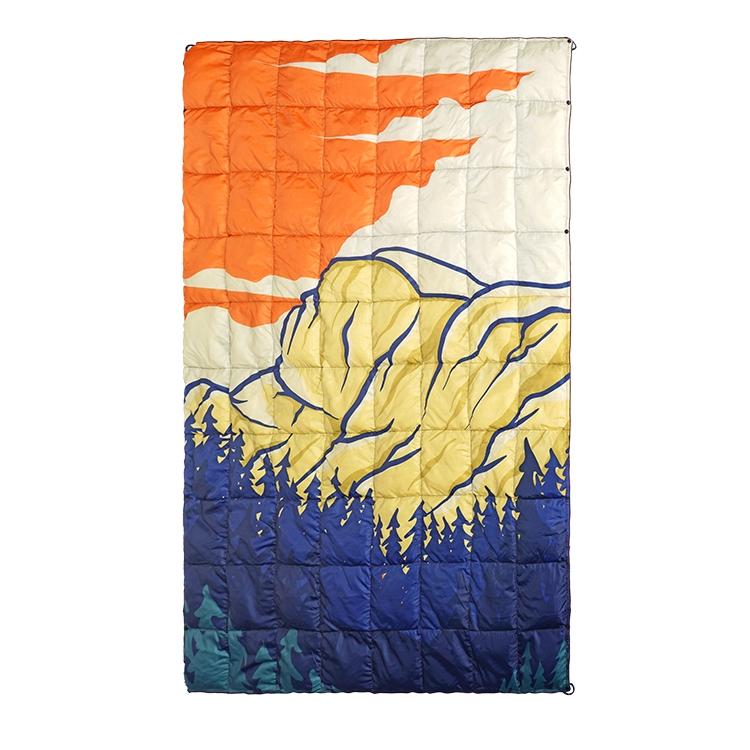 4Monster Down Puffy Camping Travel Blanket - Yosemite Park Camping Blanket 4monster outdoor