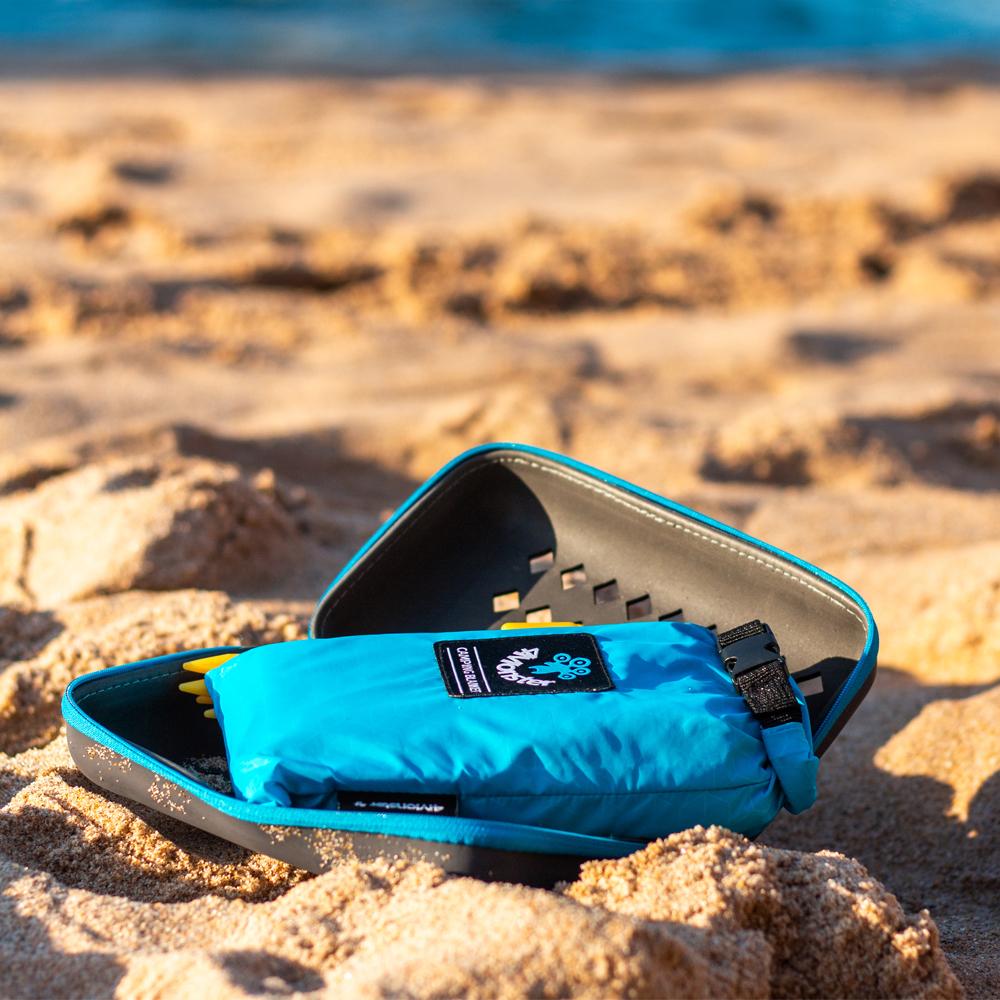 4Monster EVA Waterproof Beach Blanket blanket 4monster outdoor Blue 210 * 200cm