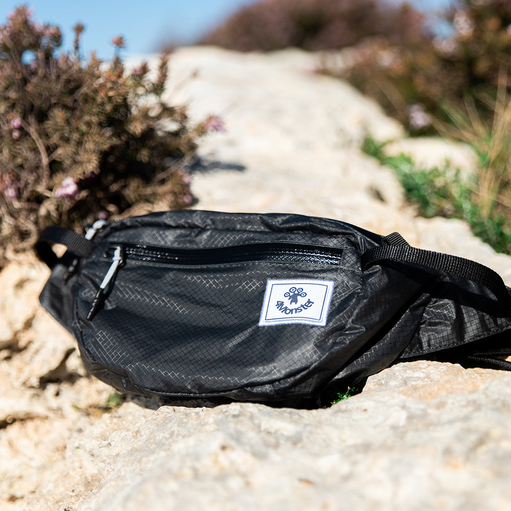 4Monster Hiking Waist Packs Portable with Multi-Pockets Adjustable Belts- Plain Color waist bag 4Monster