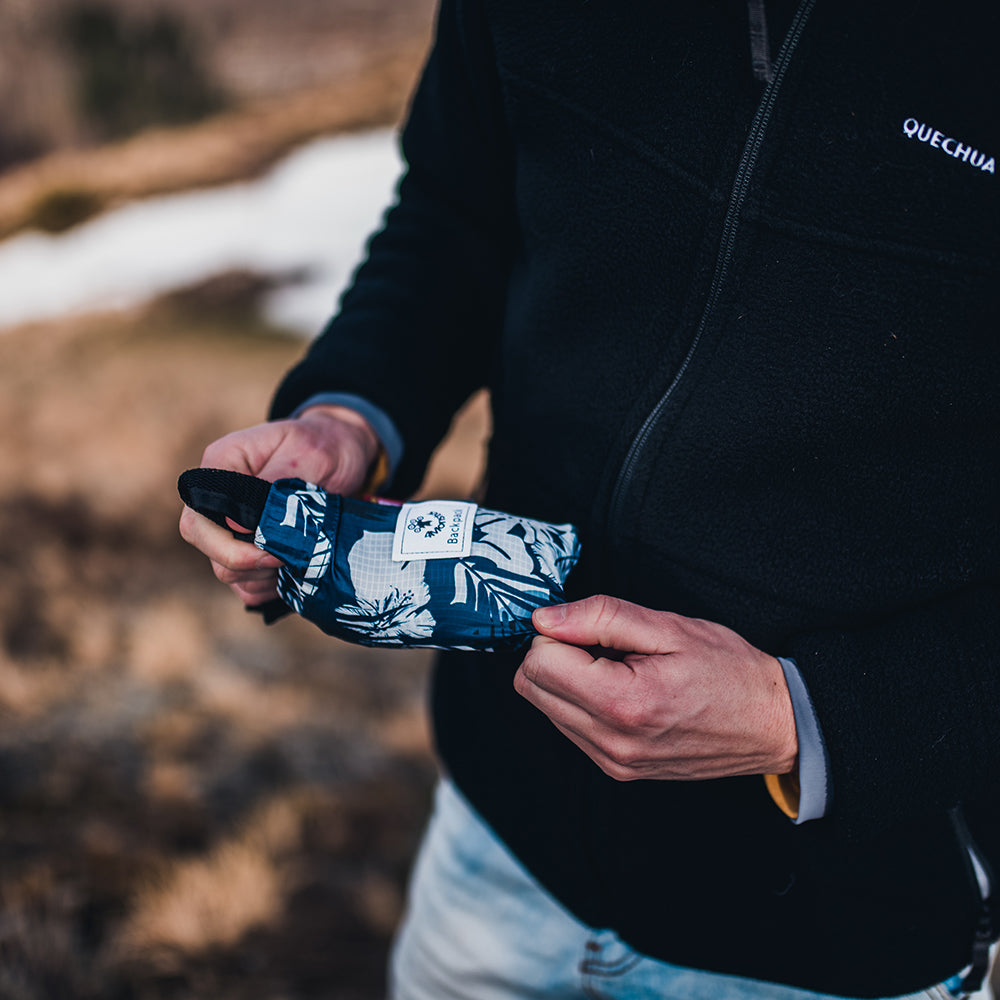 4Monster Hiking Waist Packs Portable with Multi-Pockets Adjustable Belts-Printed Style waist bag 4Monster