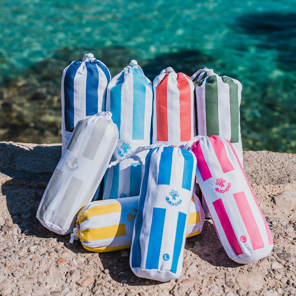 4Monster Microfiber Striped Beach Towel - Bright Colors 4monster outdoor