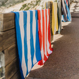 Load image into Gallery viewer, 4Monster Microfiber Striped Beach Towel - Bright Colors 4monster outdoor 