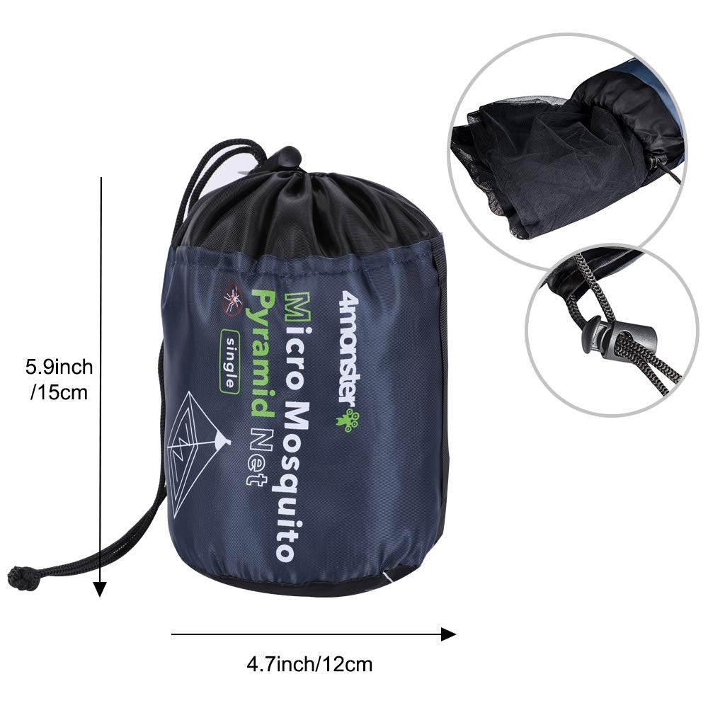 4Monster Mosquito Camping Insect Net with Carry Bag mosquito net 4Monster