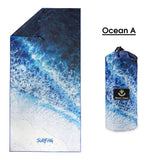 Load image into Gallery viewer, 4Monster Ocean Series Microfiber Beach Towel microfiber towel 4Monster Ocean A X-Large (78 x 35 inches) 