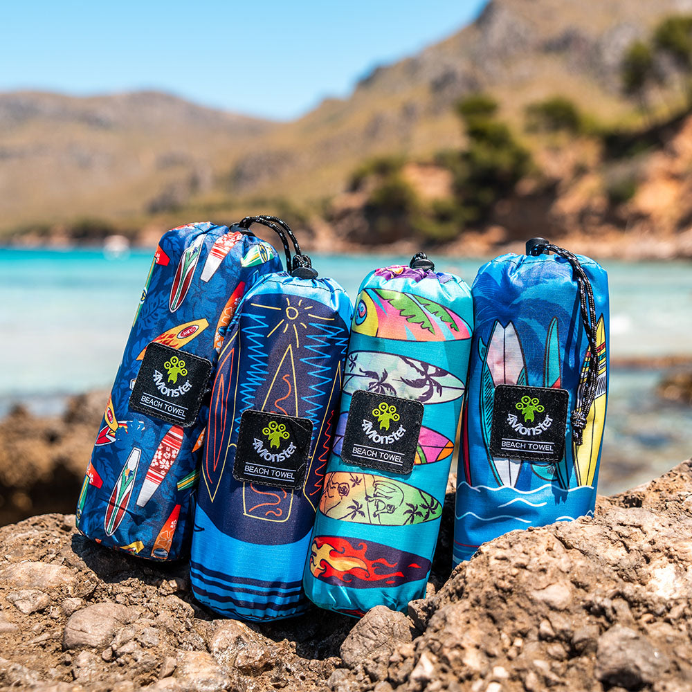 4monster Ouick Dry Microfiber Surfboard Series Beach Towel 4monster outdoor