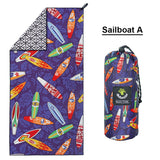 Load image into Gallery viewer, 4monster Ouick Dry Microfiber Surfboard Series Beach Towel 4monster outdoor 