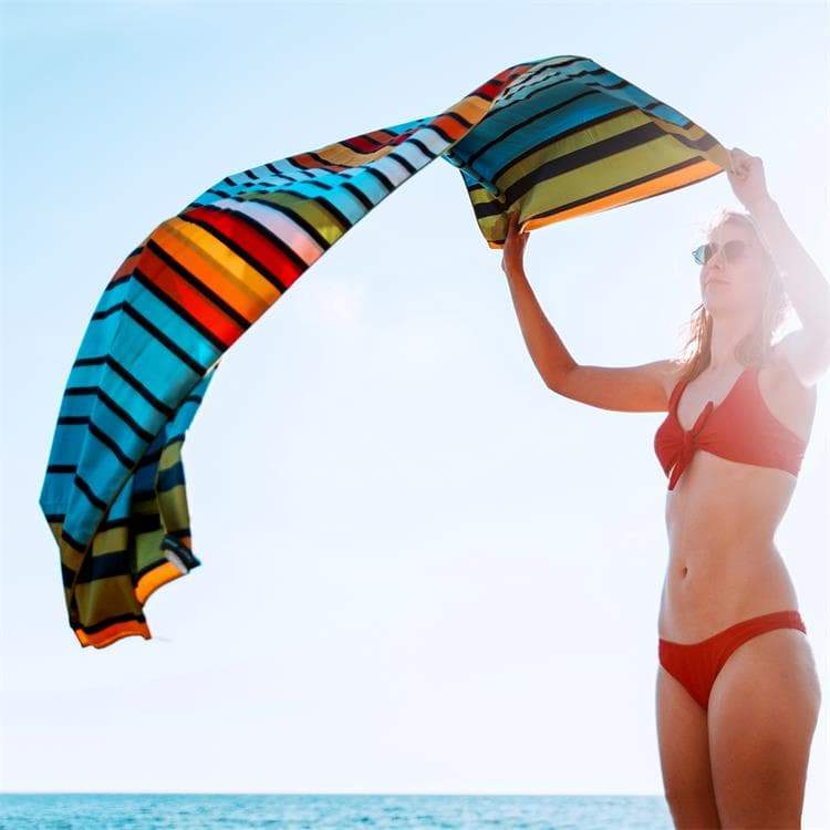 4Monster Quick Dry Beach Towel Sand Free Rainbow microfiber towel 4monster outdoor