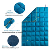 Load image into Gallery viewer, 4Monster 650 Fill Power lightweight camping Packable Down Puffy Blanket - Trellis Camping Blanket 4Monster 