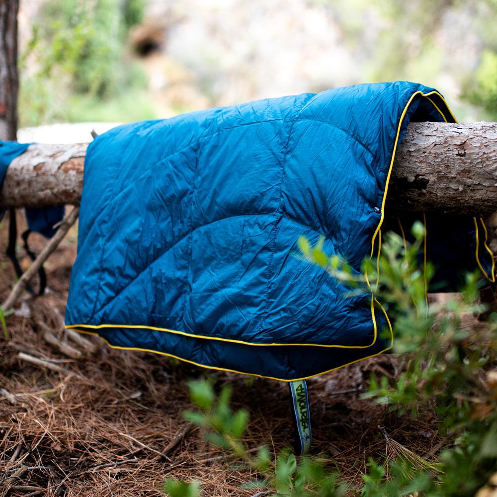 4Monster 650 Fill Power lightweight camping Packable Down Puffy Blanket - Trellis Camping Blanket 4Monster