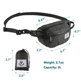 Load image into Gallery viewer, 4Monster Hiking Waist Packs Portable with Multi-Pockets Adjustable Belts- Plain Color waist bag 4Monster 