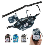 Load image into Gallery viewer, 4Monster Hiking Waist Packs Portable with Multi-Pockets Adjustable Belts-Printed Style waist bag 4Monster Whiteleaf 2L 