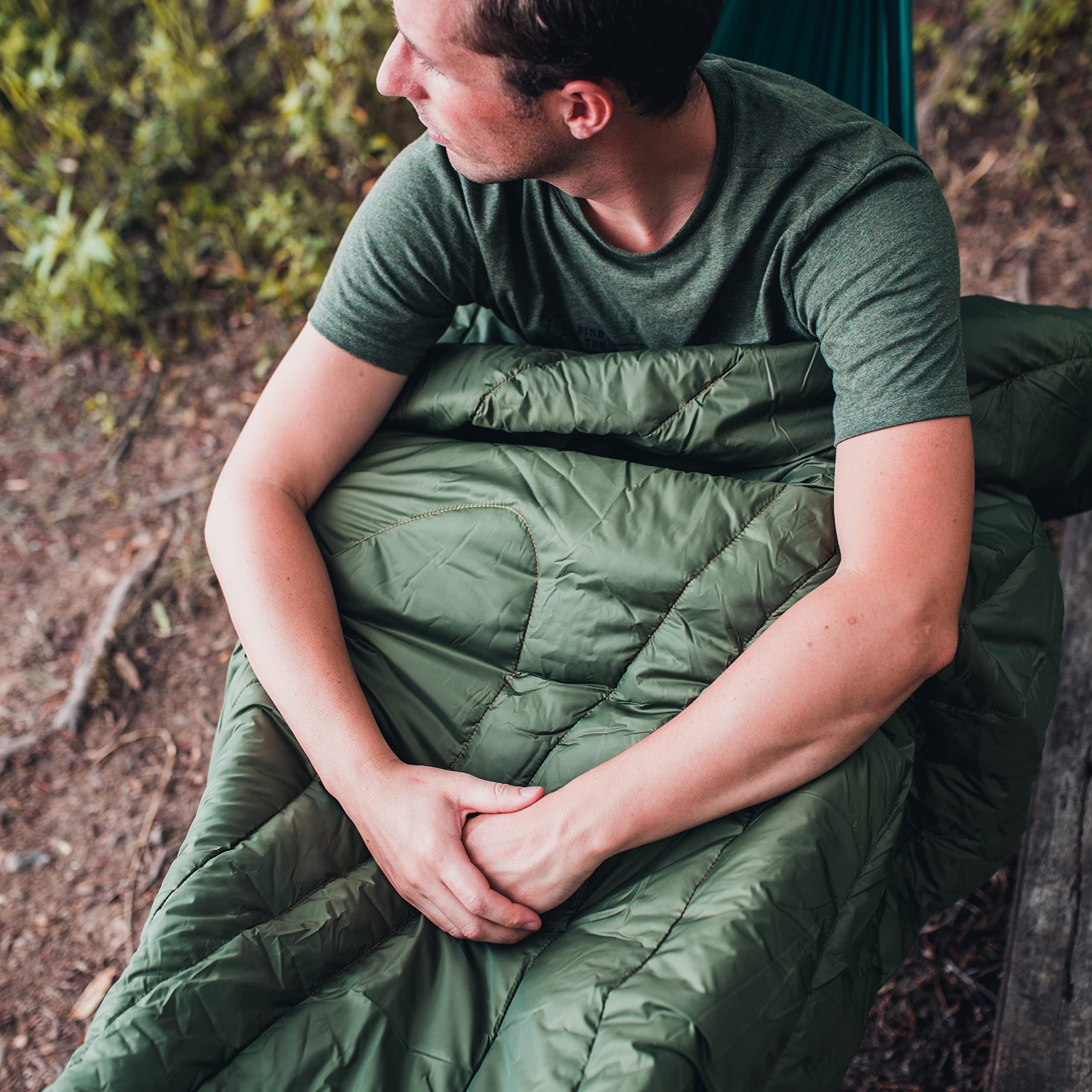4Monster Water-resistant Double Puffy Camping Packable Blanket Camping Blanket 4monster outdoor