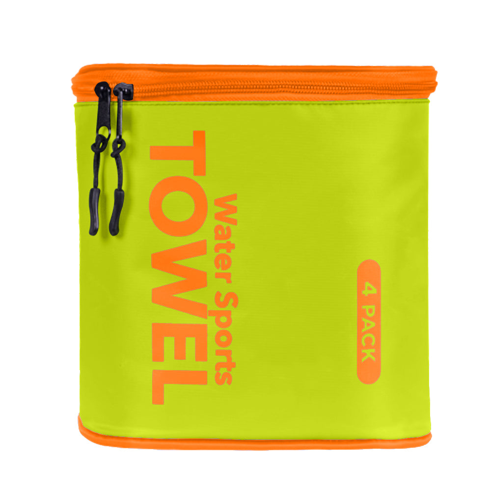 As low as $9.9-4Monster Water Sports Microfiber Terry Towel 4 In Set microfiber towel 4Monster Green Package Only