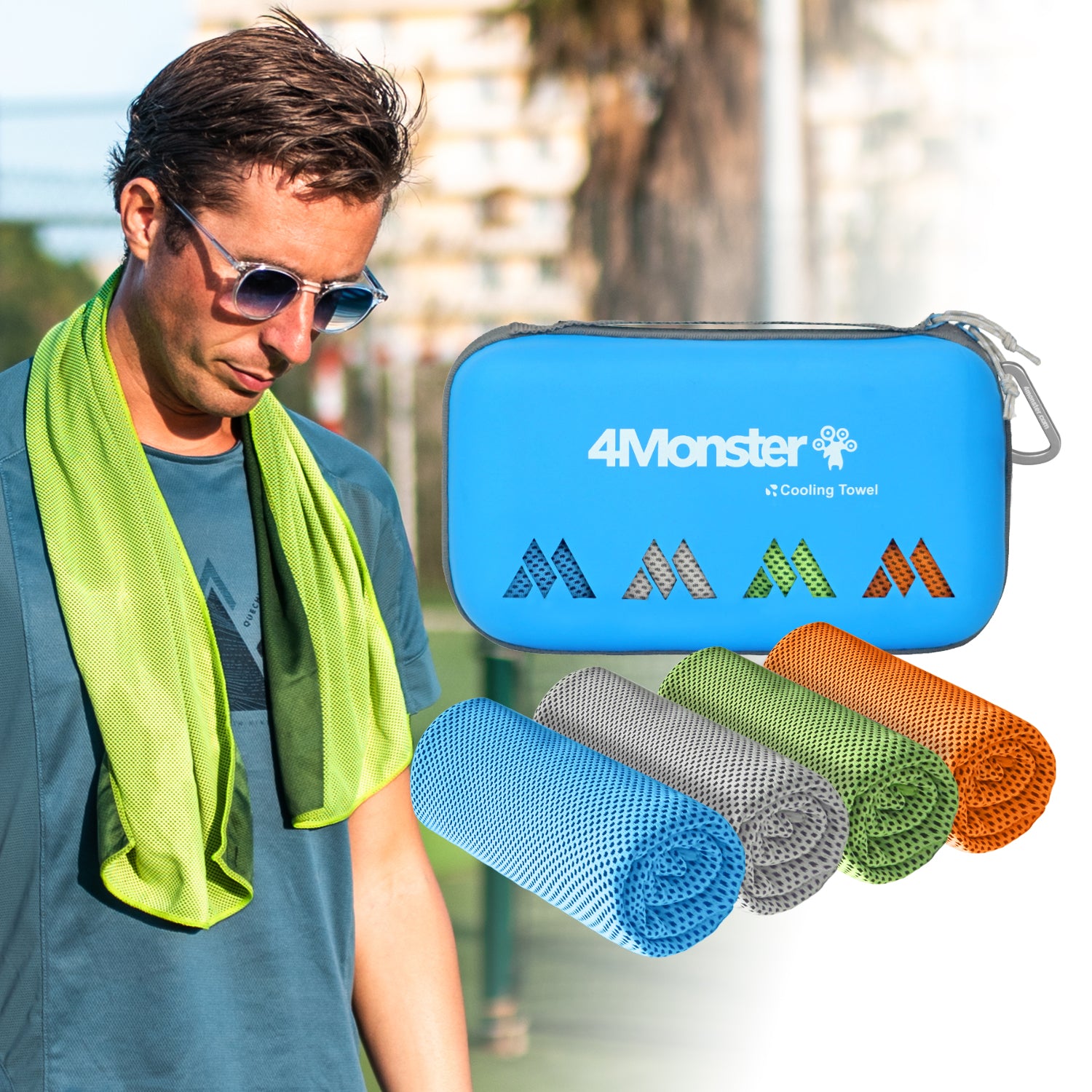 4Monster Portable Quick Dry 4-Pack Cooling Towels with EVA Case – 4monster  outdoor
