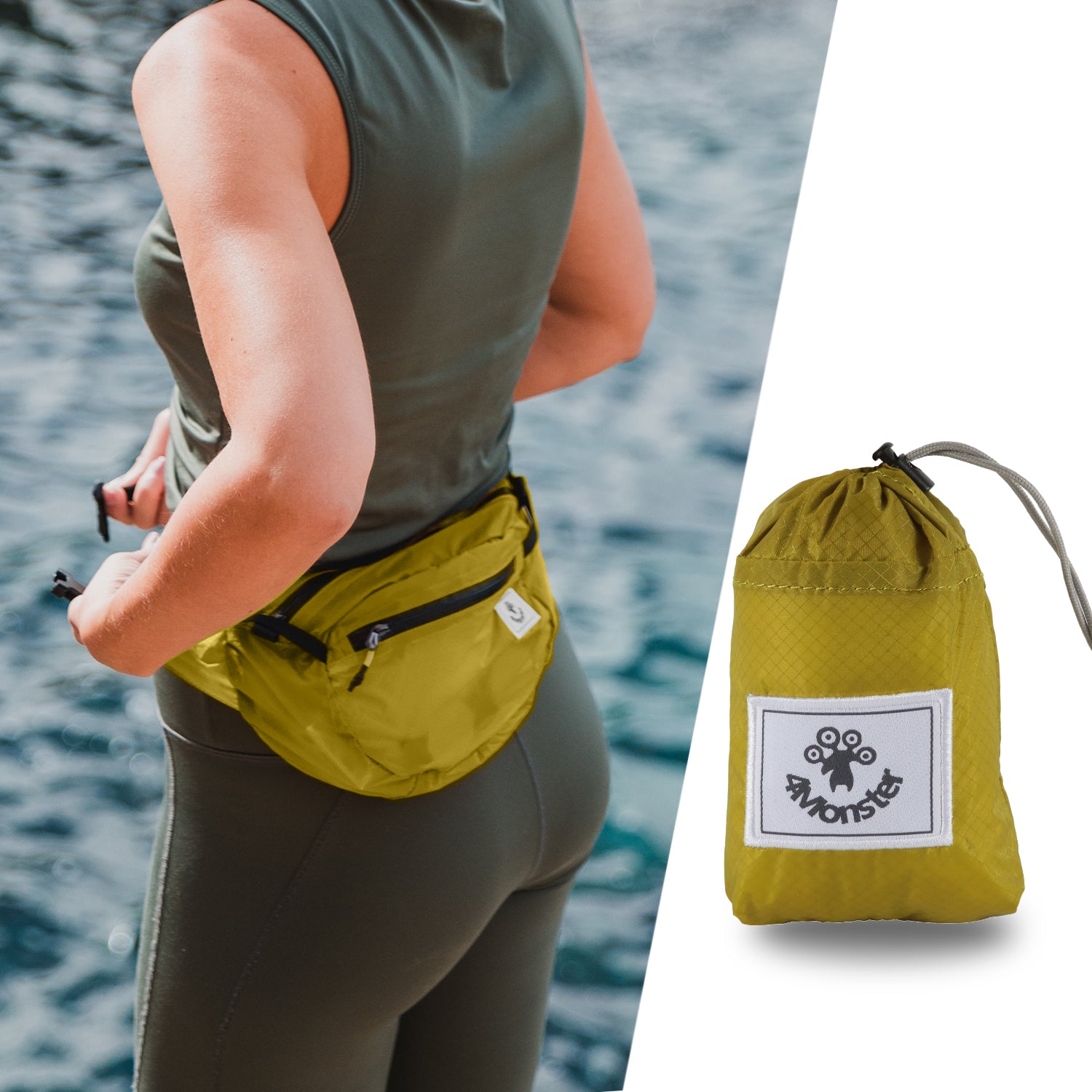 backpack or fanny pack for hiking 4 Monster Hiking Waist Packs Portable,Water Resistant Fanny Pack Bags Lightweight with Adjustable Strap For Outdoor, Wor