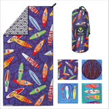 Bild in Galerie-Viewer laden, 4monster Quick Dry Microfiber Surfboard Series Beach Towel