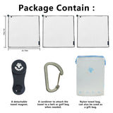 Load image into Gallery viewer, 4Monster Square Golf Towel with Magnet- 3 Towels In a Pack