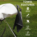 Load image into Gallery viewer, 4Monster Square Golf Towel with Magnet- 3 Towels In a Pack