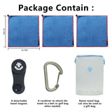 Load image into Gallery viewer, 4Monster Square Golf Towel with Magnet- 3 Towels In a Pack