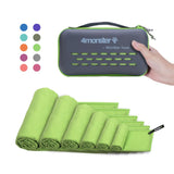画像をギャラリービューアに読み込む, 4Monster EVA Antibacterial Travel Towel microfiber towel 4Monster XS Green 