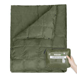 Cargar imagen en el visor de la galería, FREE SHIPPING 4Monster Feather Silk Blanket blanket 4monster outdoor Army Green L (55”X 69”) 