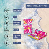 Load image into Gallery viewer, 4Monster Microfiber Beach Towel Quick Dry Absorbent Lightweight Towel Fish Fashion microfiber towel 4Monster 