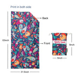 Load image into Gallery viewer, 4Monster Microfiber Beach Towel Quick Dry Absorbent Lightweight Towel Fish Fashion microfiber towel 4Monster 