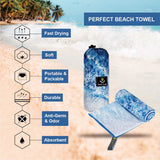 Load image into Gallery viewer, 4Monster Ocean Series Microfiber Beach Towel microfiber towel 4Monster 