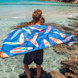 Bild in Galerie-Viewer laden, 4monster Ouick Dry Microfiber Surfboard Series Beach Towel 4monster outdoor 