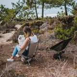 Cargar imagen en el visor de la galería, 4monster Outdoor Portable Folding Moon Chair for Travel and Camping 4monster outdoor 