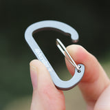 Load image into Gallery viewer, 4Monster Portable Carabiner Multipurpose Camping Keychain 4monster outdoor Silver 