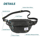 Chargez l&#39;image dans la visionneuse de la galerie, 4Monster Hiking Waist Packs Portable with Multi-Pockets Adjustable Belts- Plain Color waist bag 4Monster 