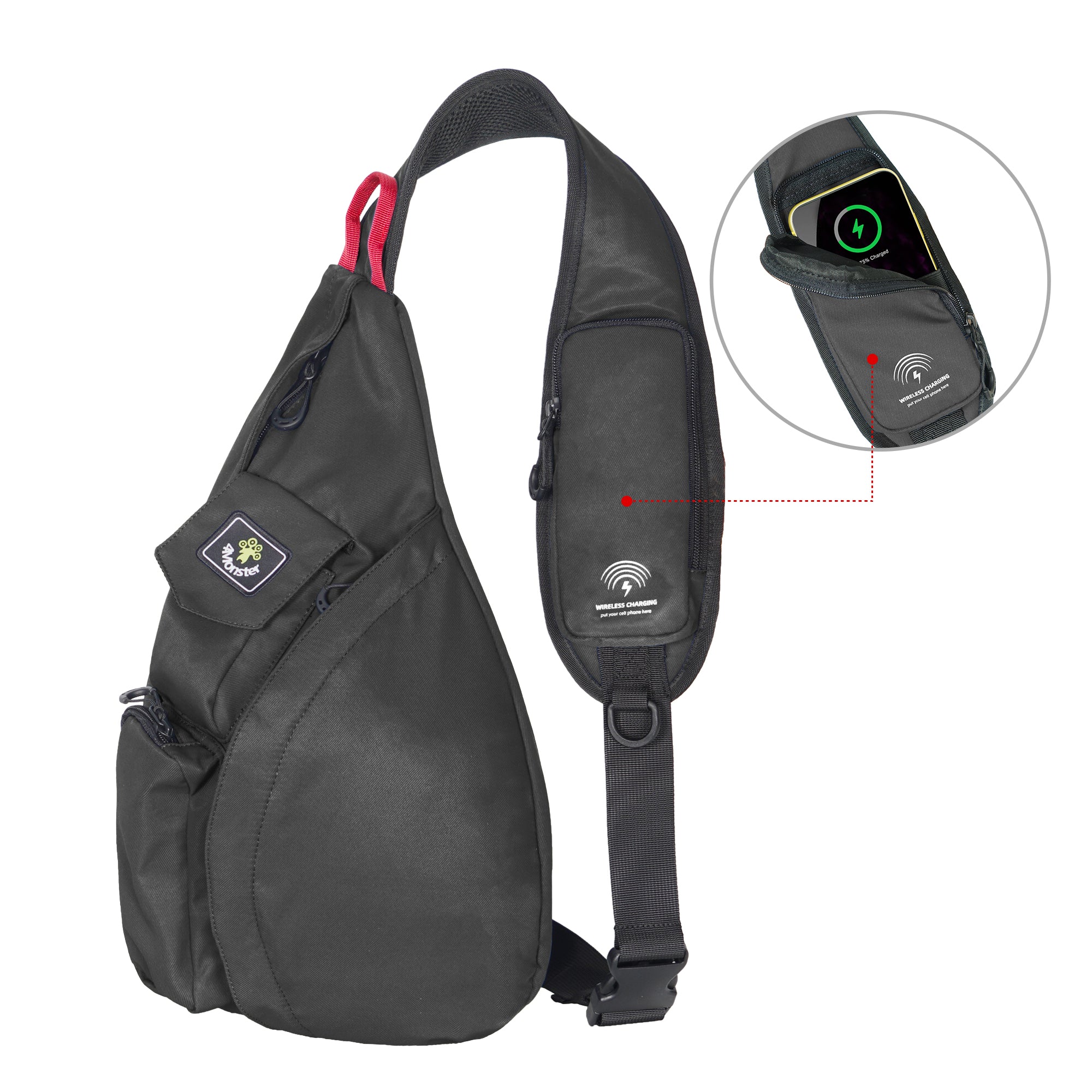 Wireless Charger Backpack With A Phone Charger Wireless Charging