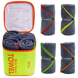 画像をギャラリービューアに読み込む, 4Monster Water Sports Microfiber Terry Towel 4 In Set microfiber towel 4Monster 4-Green 