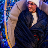 Chargez l&#39;image dans la visionneuse de la galerie, Christmas Series-4Monster lightweight camping Packable Down Puffy Blanket - Trellis Camping Blanket 4Monster 