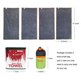 Load image into Gallery viewer, Christmas Series-4Monster Water Sports Microfiber Terry Towel 4 In Set microfiber towel 4Monster 